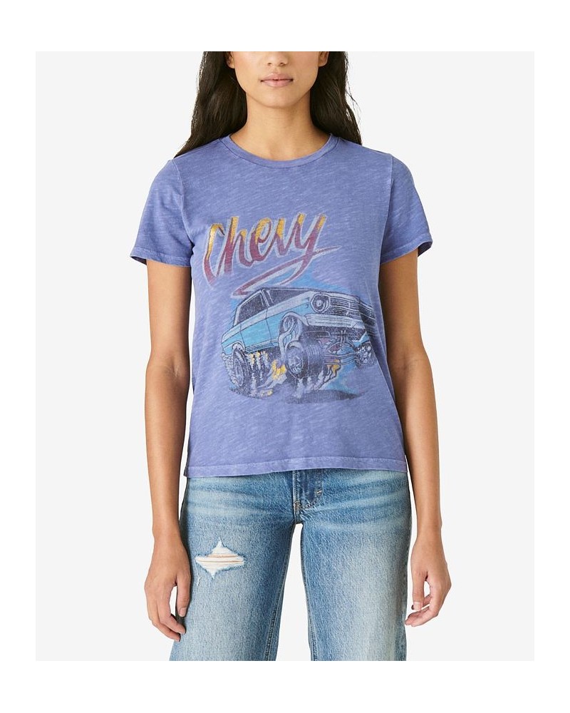 Women's Chevy Van Graphic T-Shirt Marlin $29.70 Tops