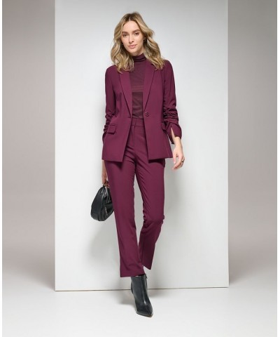 Women's Straight Leg Ankle Pants Port $35.04 Pants