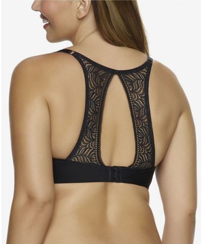 Paramour Women's Carolina Lacerback T-shirt Bra Black $18.42 Bras