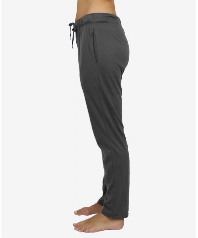 Women's Loose Fit Classic Lounge Pants Pack of 3 Black, Charcoal, Heather Gray $36.57 Pants