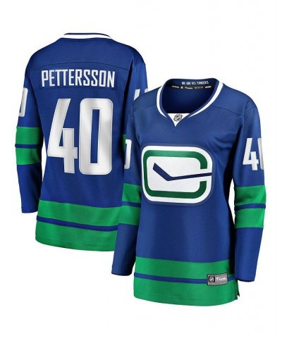 Women's Elias Pettersson Royal Vancouver Canucks 2019/20 Alternate Premier Breakaway Player Jersey Royal $56.10 Jersey