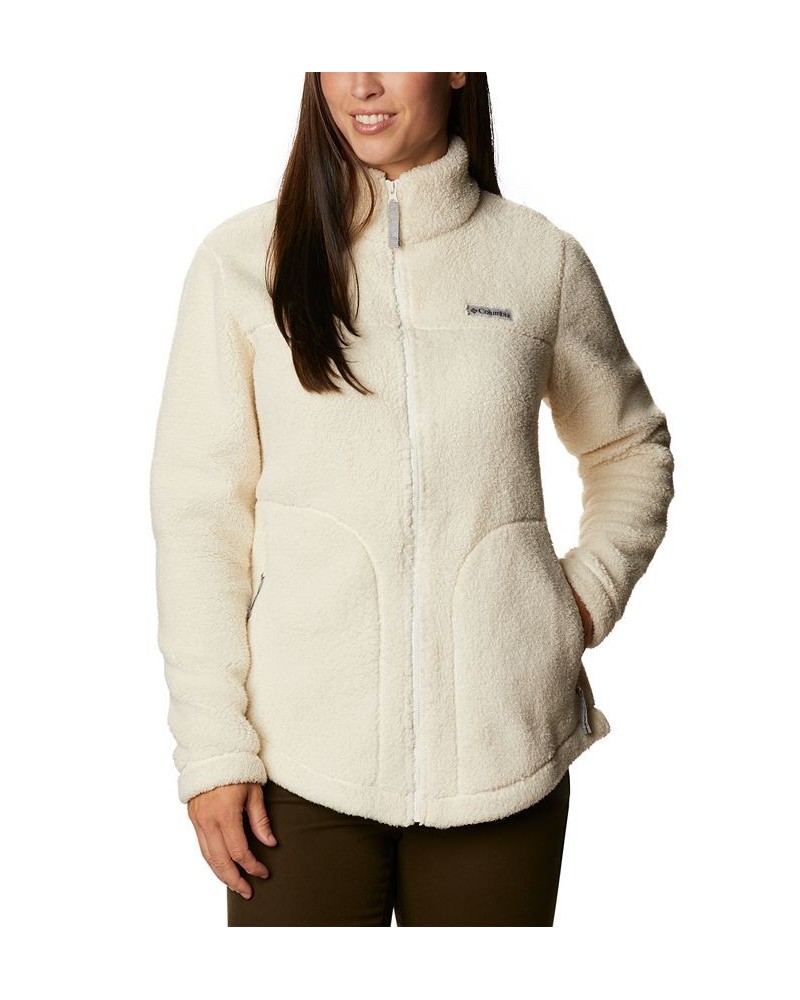 Women's West Bend Full Zip Fleece Jacket Chalk $31.20 Jackets