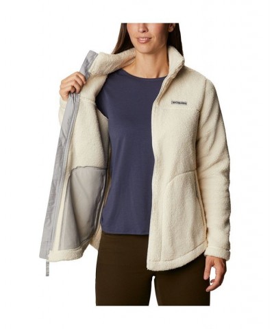 Women's West Bend Full Zip Fleece Jacket Chalk $31.20 Jackets