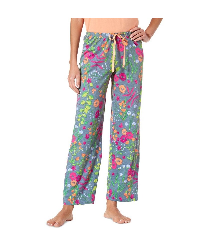 Women's Wild Grove Printed Knit Pajama Pants Stormy Weather $19.04 Sleepwear