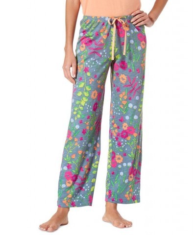 Women's Wild Grove Printed Knit Pajama Pants Stormy Weather $19.04 Sleepwear