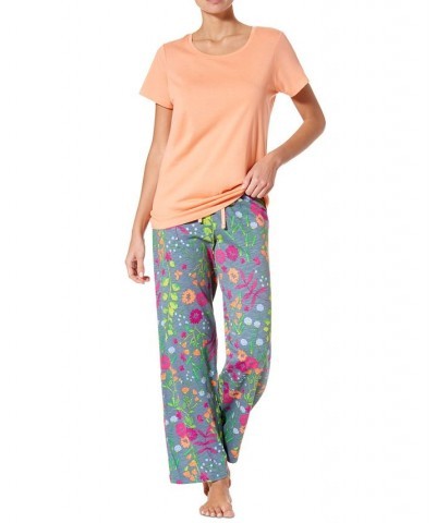 Women's Wild Grove Printed Knit Pajama Pants Stormy Weather $19.04 Sleepwear