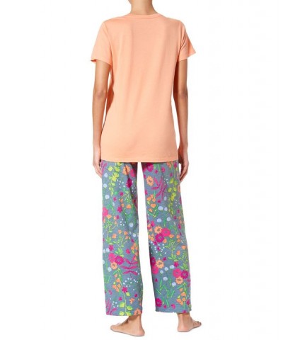 Women's Wild Grove Printed Knit Pajama Pants Stormy Weather $19.04 Sleepwear