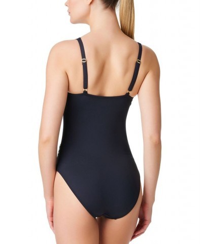 Women's Off The Grid One-Piece Swimsuit Black $58.05 Swimsuits