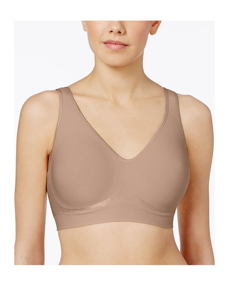 Comfort Revolution ComfortFlex Fit Seamless 2-ply Wireless Bra 3484 Nude (Nude 5) $16.19 Bras