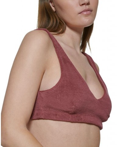 V-Neck Bralette Brown $8.73 Tops