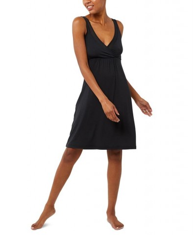 Mesh Maternity & Nursing Chemise Black $33.63 Sleepwear