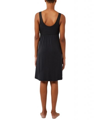 Mesh Maternity & Nursing Chemise Black $33.63 Sleepwear