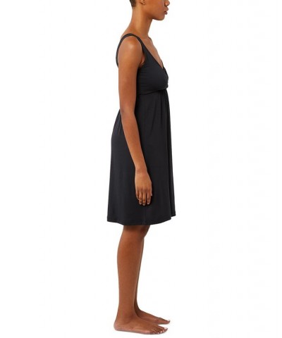 Mesh Maternity & Nursing Chemise Black $33.63 Sleepwear