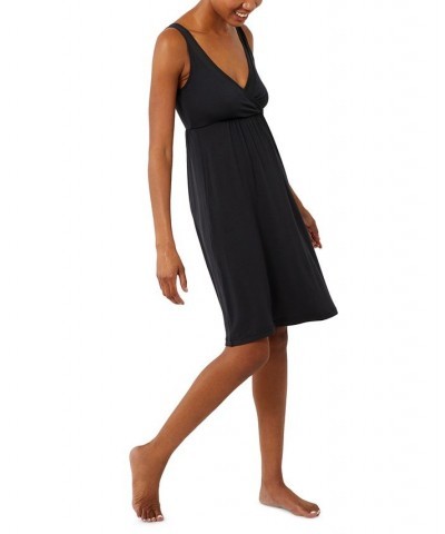 Mesh Maternity & Nursing Chemise Black $33.63 Sleepwear