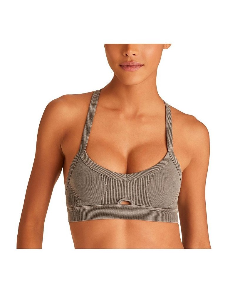 Adult Women Barre Cami Bra Grey $29.14 Bras