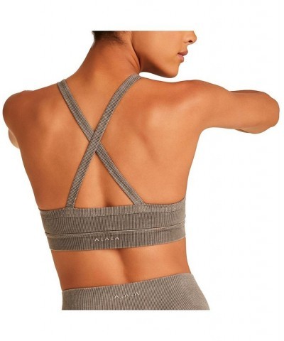 Adult Women Barre Cami Bra Grey $29.14 Bras