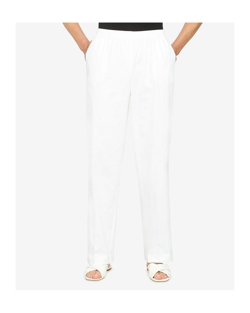 Petite Cool Vibrations Relaxed Fit Go-To Pants White $24.40 Pants