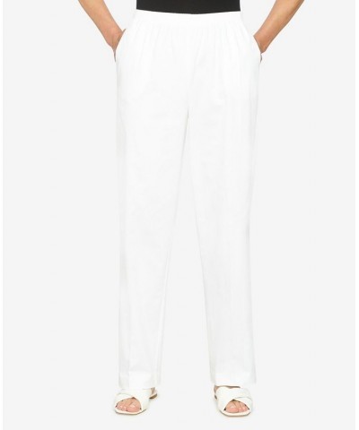 Petite Cool Vibrations Relaxed Fit Go-To Pants White $24.40 Pants