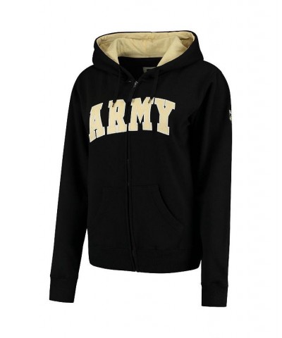 Women's Stadium Athletic Black Army Black Knights Helmet Arched Name Full-Zip Sweatshirt Black $29.25 Sweatshirts