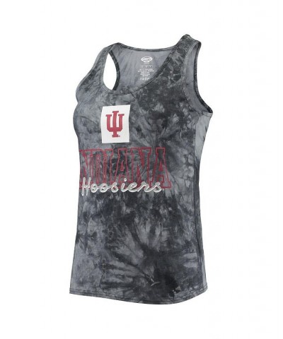 Women's Charcoal Indiana Hoosiers Billboard Tie-Dye Tank Top and Shorts Set Charcoal $20.00 Tops