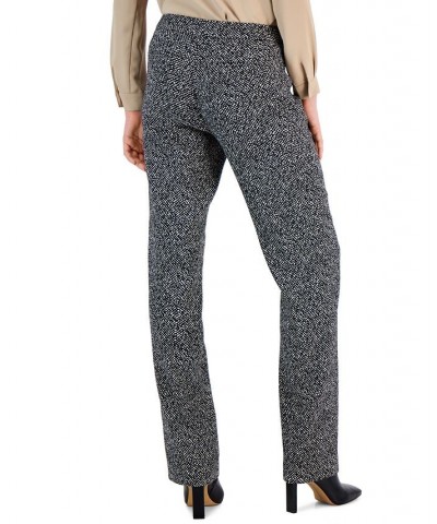 Women's Jacquard Flare-Leg Pants Anne Black/anne White $34.70 Pants