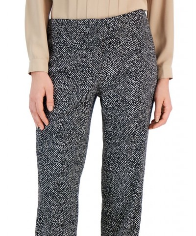 Women's Jacquard Flare-Leg Pants Anne Black/anne White $34.70 Pants