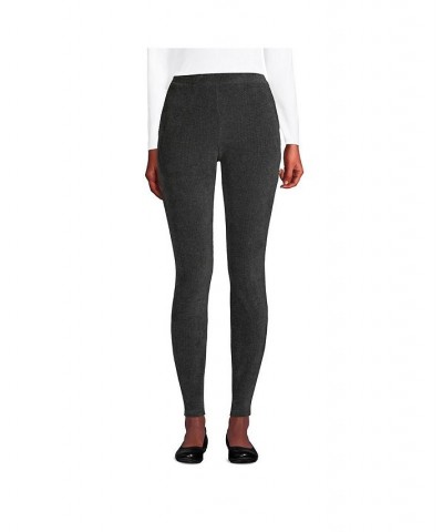 Women's Tall Sport Knit High Rise Corduroy Leggings Gray $29.59 Pants