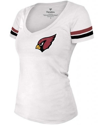 Women's Deandre Hopkins White Arizona Cardinals Name Number V-Neck T-shirt White $33.79 Tops