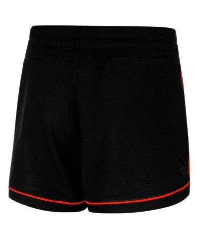 Women's Black Miami Hurricanes Lil Sebastian Tri-Blend Shorts Black $19.32 Shorts