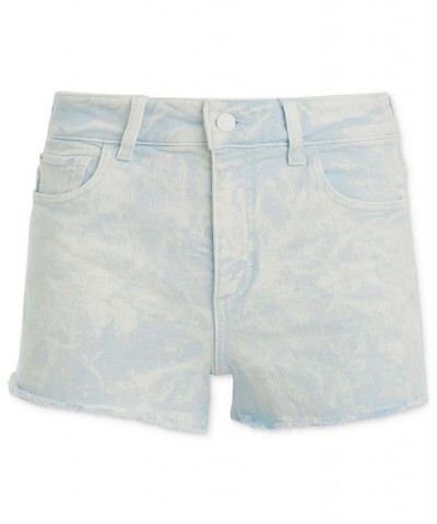 Women's Acid-Washed Denim Mom Shorts Agua Acid Wash $54.45 Shorts