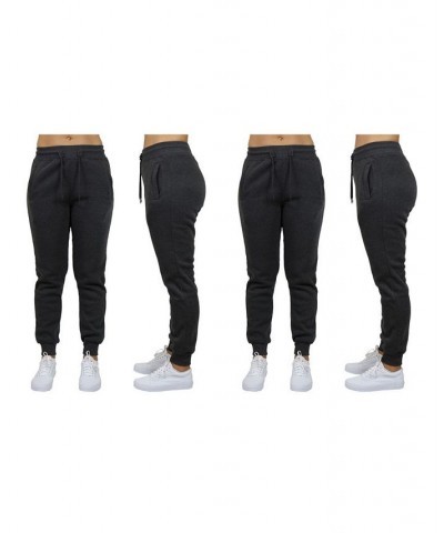 Women's Loose Fit Fleece Jogger Sweatpants Pack of 2 Red $27.00 Pants