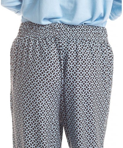 Women's 3/4 Sleeve Top & Boot-Cut Pajama Pants Set Green $34.22 Sleepwear