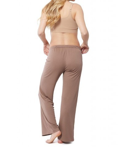 Women's Maternity Sleep Pant Taupe $36.96 Pants