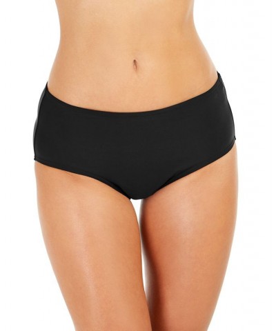 Pleated Convertible Underwire Bikini Top & Pleated High-Waist Swim Bottoms Black $32.76 Swimsuits