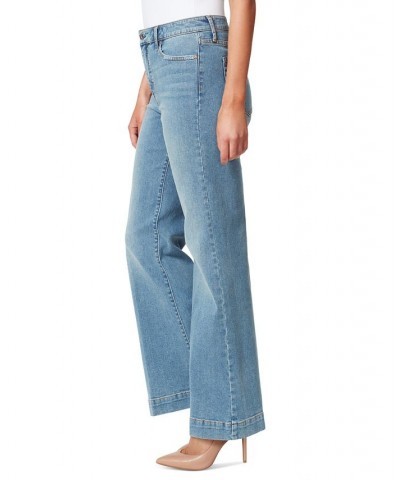 Women's True Love Wide-Leg Trouser Jeans Huntington $18.78 Jeans