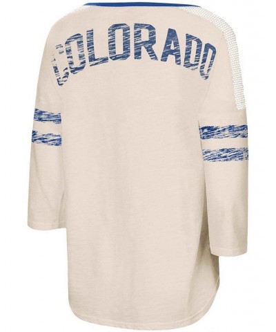 Women's Oatmeal Co Rockies Highlight 3/4 Sleeve T-shirt Oatmeal $23.50 Tops