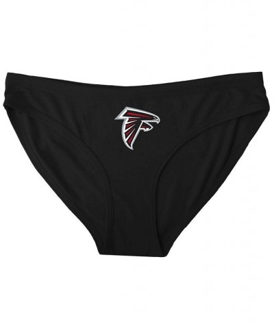 Women's Black Atlanta Falcons Solid Logo Panties Black $11.76 Panty