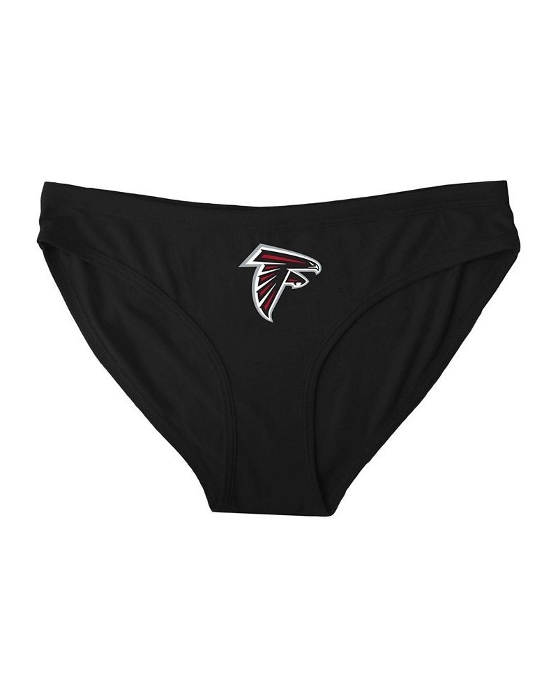 Women's Black Atlanta Falcons Solid Logo Panties Black $11.76 Panty