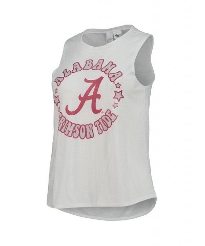 Women's Crimson White Alabama Crimson Tide Ultimate Flannel Tank Top and Shorts Sleep Set Crimson, White $28.60 Pajama