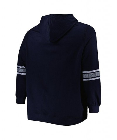 Women's Navy Heather Gray New York Yankees Plus Size Front Logo Full-Zip Hoodie Navy, Heather Gray $37.50 Sweatshirts