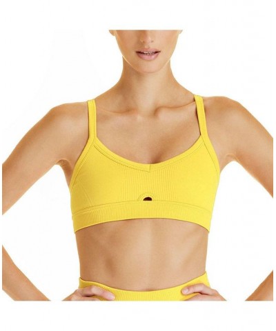 Adult Women Barre Cami Bra Blazing yellow $29.14 Bras