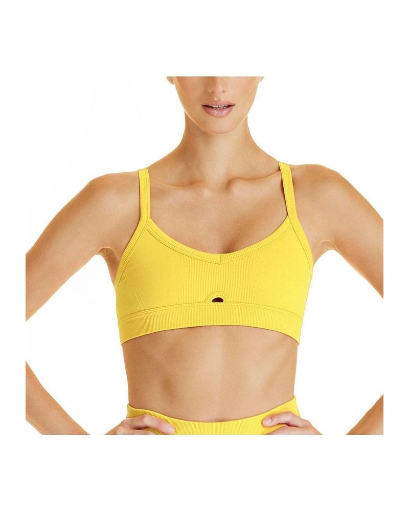 Adult Women Barre Cami Bra Blazing yellow $29.14 Bras