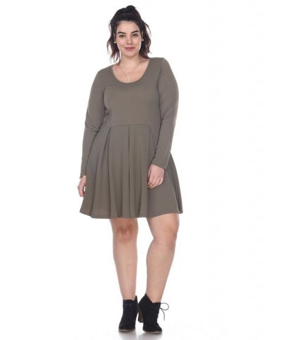 Women's Plus Size Jenara Dress Green $26.23 Dresses