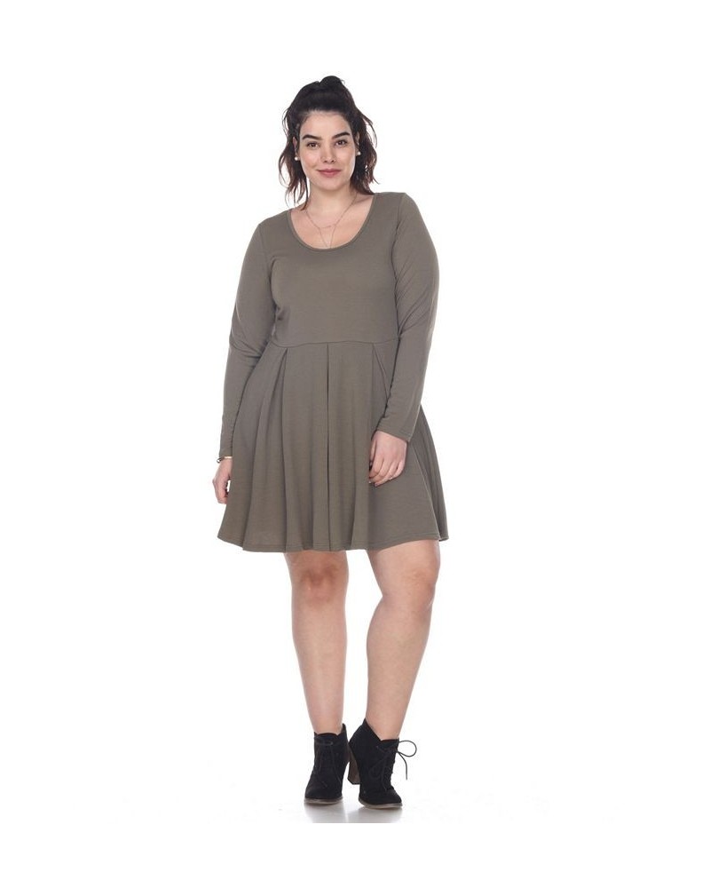 Women's Plus Size Jenara Dress Green $26.23 Dresses