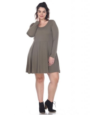 Women's Plus Size Jenara Dress Green $26.23 Dresses