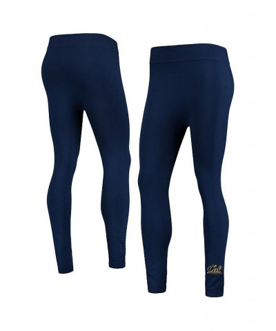 Women's Navy Cal Bears Fleece Leggings Navy $14.00 Pants