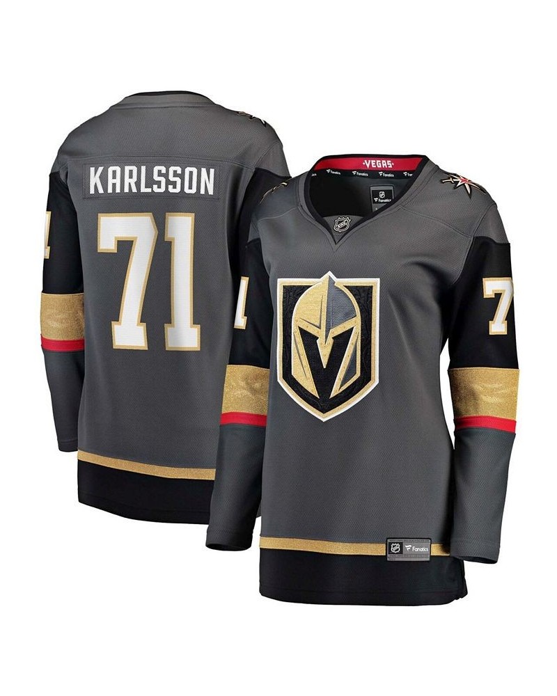 Women's William Karlsson Gray Vegas Golden Knights Premier Breakaway Player Jersey Gray $51.15 Jersey