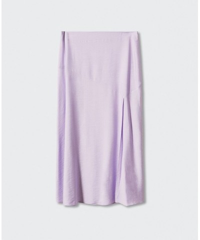 Women's Vent Midi Skirt Violet $28.70 Skirts