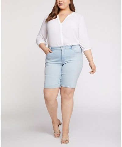 Plus Size Briella 11" Jean Shorts Dunes $25.78 Shorts