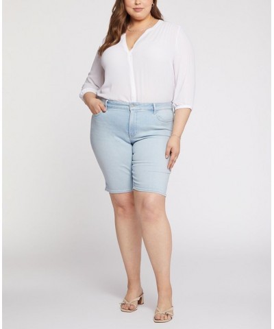 Plus Size Briella 11" Jean Shorts Dunes $25.78 Shorts